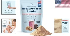 Nutrient-Dense Brewer’s Yeast Powder for Breastfeeding Moms | Gluten-Free, 10 oz