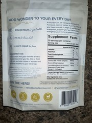 Wondercow Colostrum Creamer Powder Gut Health MCT Lions Mane Coffee 110G Ex 8/26