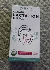 PureMom ~ Organic Lactation Support ~ 60 Caps ~ Sealed ~ 07/2025