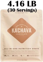 KaChava Meal Replacement Powder Protein Shake, Chocolate, 30 Servings, 4.16 LB