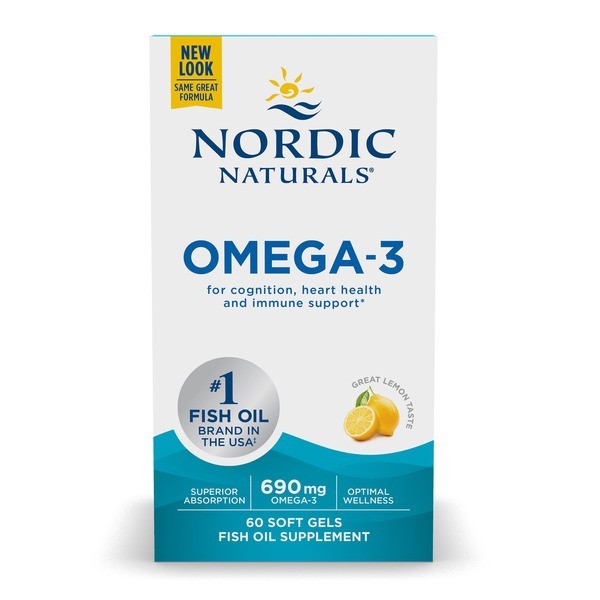 Nordic Naturals Omega-3 690mg Immune Support Softgel – 60 Count