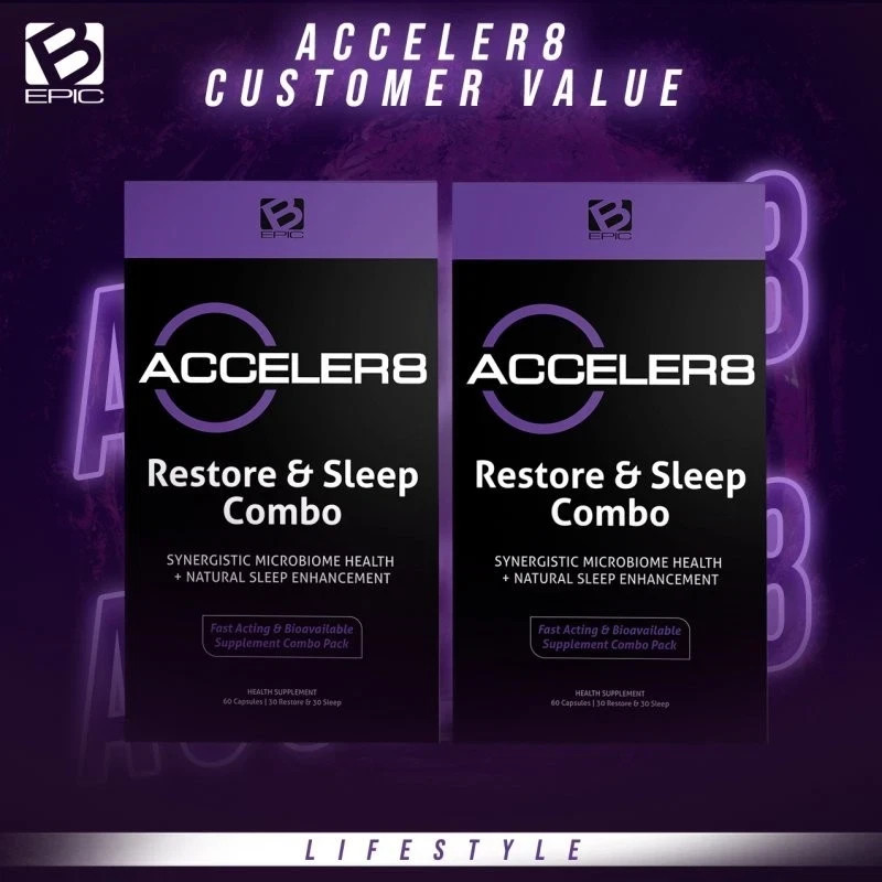 ACCELER8 Leader Pack (120 capsules)-From USA-EXP 2027-Free Shipping