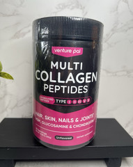 Venture Pal Multi Collagen Peptides I II III V X Unflavored 300g Exp 11/2027