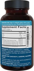 Triple Strength Fish Oil Omega 3 Supplements for Women and Men – 2500 mg High…