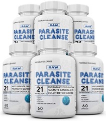 Colon Detox Cleanse Parasite Candida 360 Capsules Natural Herbal Supplement USA
