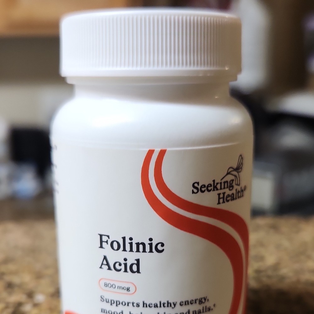 Seeking Health Folinic Acid 800mcg Lozenges – 60 Count Folate Vitamin