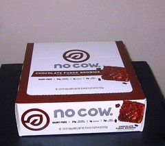 No Cow-Chocolate Fudge Brownie Protein Bars-set of 12 bars