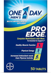 One a Day Men’S Pro Edge Multivitamin, Supplement with Vitamin A,C,D, E and Zinc
