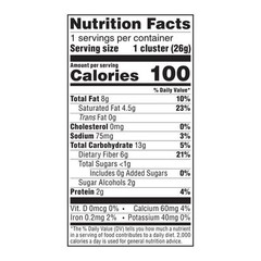 Delight in Keto Caramel Almond Clusters – High Fiber, Low Sugar Treats, 20 Count