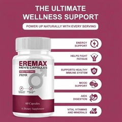 (3 pack) Eremax Capsules, Eremax Premium Performance Supplement – (180 Capsules)