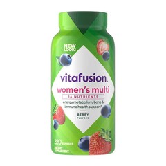 Vitafusion Womens Complete Multivitamin Gummies 220 Ct Berry Vitamins EXP:08/27