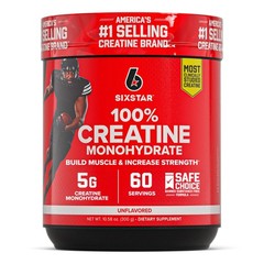 Six Star 100% Creatine Monohydrate Powder – 10.58 Ounce (Pack of 1)