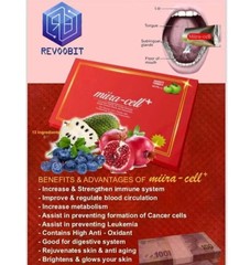 Miira-cell+ plus by Revoobit International 48 Sachet Stem Cell Nutrition (2 Box)