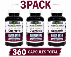 Quercetin 500mg 360 Veggie Capsules 3 Pack Immune Support Non GMO