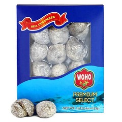 Natural Sun Dried Wild Caught Round Sea Cucumber Large 4oz