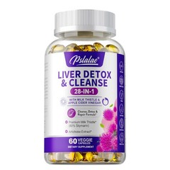 28-In-1 Liver Detox & Cleanse – Liver Support Supplements – with Milk Thistle