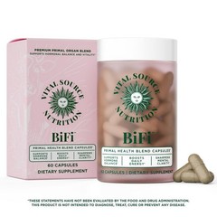 BiFi Grass Fed Bovine Organ Capsules Women Hormone Balance Vitality 60 Caps