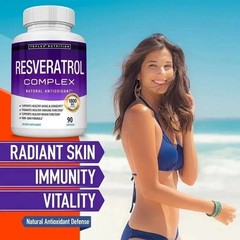 3PCS Resveratrol Supplement 1800mg Natural Antioxidant Premium