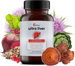 UpWellness 2x Ultra Liver Supplement Liver Health and Gallbladder Support sealed