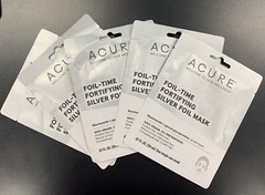 5 Pack Of Acure – Fortifying Silver Mask Tray 1ea(total Of 5)