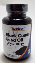 Nutricost Black Seed Oil (Cumin) – 120 Softgels, 1000mg Per Serving, 60 Servings