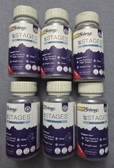 Lot Of 6 Solaray Her Life STAGES Menopause 28 Vegcaps (168 Capsules)