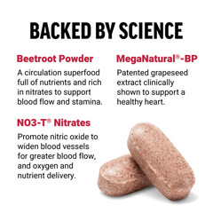 Force Factor Total Beets Beet Root Capsules Heart Health 120 Tablets