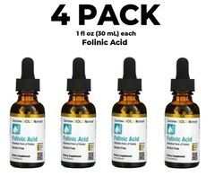 California Gold Nutrition, Folinic Acid, 4 PACK, 1 fl oz, YES ship to Saudi UAE