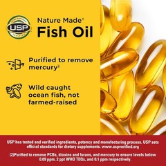 Omega 3 Fish Oil Softgels for Heart Health