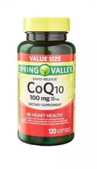 Rapid-Release Coq10 Dietary Supplement, 100 Mg, 120 Count. Exp:07/2027