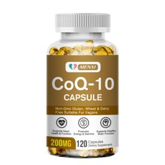 CoQ10 200mg, 360 Capsules, Non-GMO (Coenzyme Q10) / Free shipping / GLUTEN FREE
