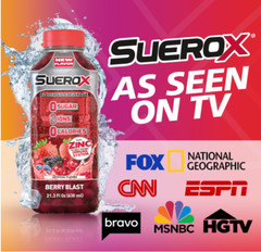 SueroX Electrolyte Drink – Sugar-Free, 12ct Variety, 0 Cal, 8 Ions