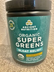 Ancient Nutrition Organic Super Greens Digestive Support Pineapple Orange 8.6 oz