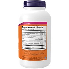 NOW Supplements, Vitamin B-100, Energy 250 Count (Pack of 1), Yellow/Orange