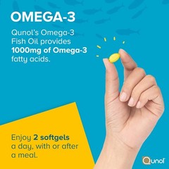 Heart Health Omega-3 Mini Softgels 1000mg EPA DHA, Lemon Flavor, 180 Count