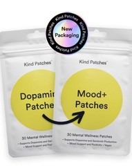 Kind Patches Dopamine Mental Wellness Patches for Mood Support & Positivity 30ct
