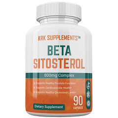 1 pk Beta Sitosterol 800mg Prostate Support Urinary Bladder KRK Supplements
