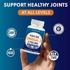 Superfood Md Triple Strength Omega 3 Fish Oil 3750 Mg – Epa Dha – Fatty
