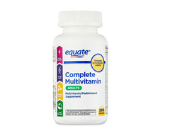 Equate Complete Multivitamin/Multimineral Supplement Tablets, Adults, 200 Count.