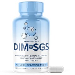 MaxLife Naturals DIM+SGS Hormone Balance Supplement – 120 Capsules