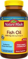 Omega 3 Fish Oil Softgels for Heart Health