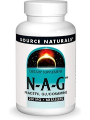 Source Naturals N-A-G, N-Acetyl Glucosamine 250mg 60 Tablets
