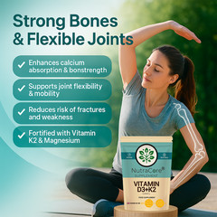 Vitamin D3 4000IU+K2 MK7 200mcg Caps(20%Elemental Magnesium)-Natural vitamin d3