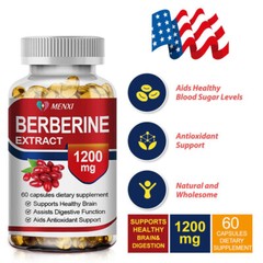 Blood Sugar Support Supplement1200mg Berberine Cinnamon Extract Maximum Strength