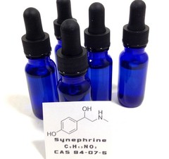 Synephrine HCl 99% purity -300 drops 2mg weight loss-metabolism-athletic perform