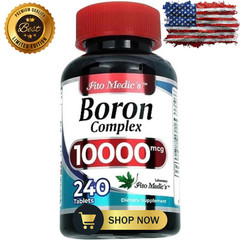 Lab | Boron |10 Mg | 240 Servings | Boron Supplement for Men | Boron | USA Stock