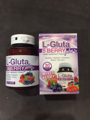 8X L-Gluta 5 Berry Whitening Skin Anti-Aging Reduce Acne Scar & Dark Spot