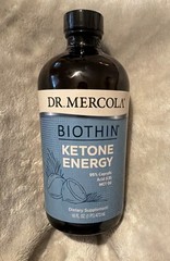 Dr. Mercola Biothin Ketone Energy C8 MCT Oil Keto Unflavored 16 fl oz