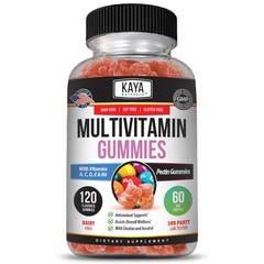 Adult Multi Gummy, 120 Count, Biotin, A, B-12, & , Including , Folic Acid, St…