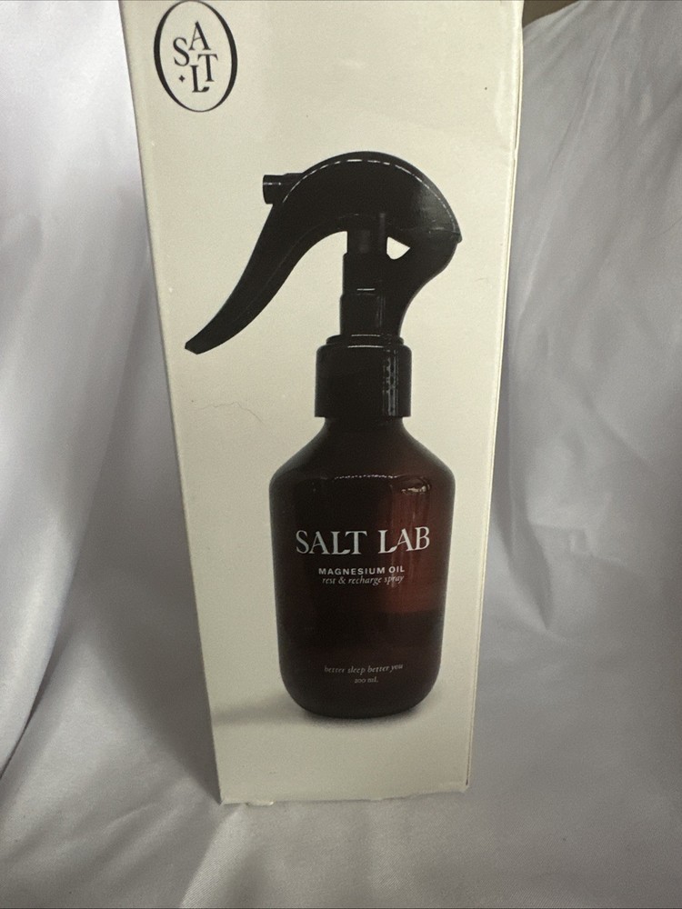 Salt Lab Magnesium Oil Rest And Recharge Spray Better Sleep 6.8.oz. FREE SHIP!